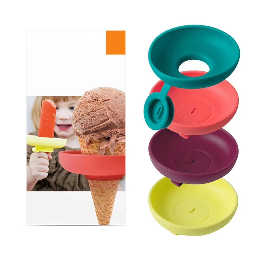 CooliCup - Ręczny uchwyt na lód bez rozlewania z zaokrąglonym kształtem dla dzieci