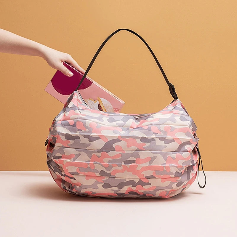 Emma - Borsa a Tracolla con Cinturino Regolabile e Design Pieghevole