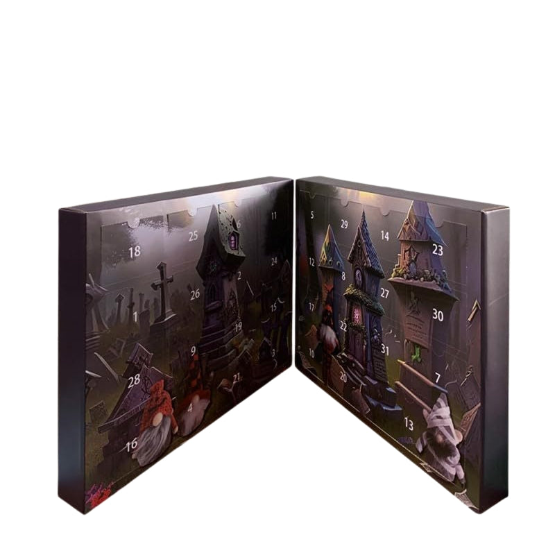 SpookyGnome – Calendar de Advent de Halloween cu surprize de pitici plușate