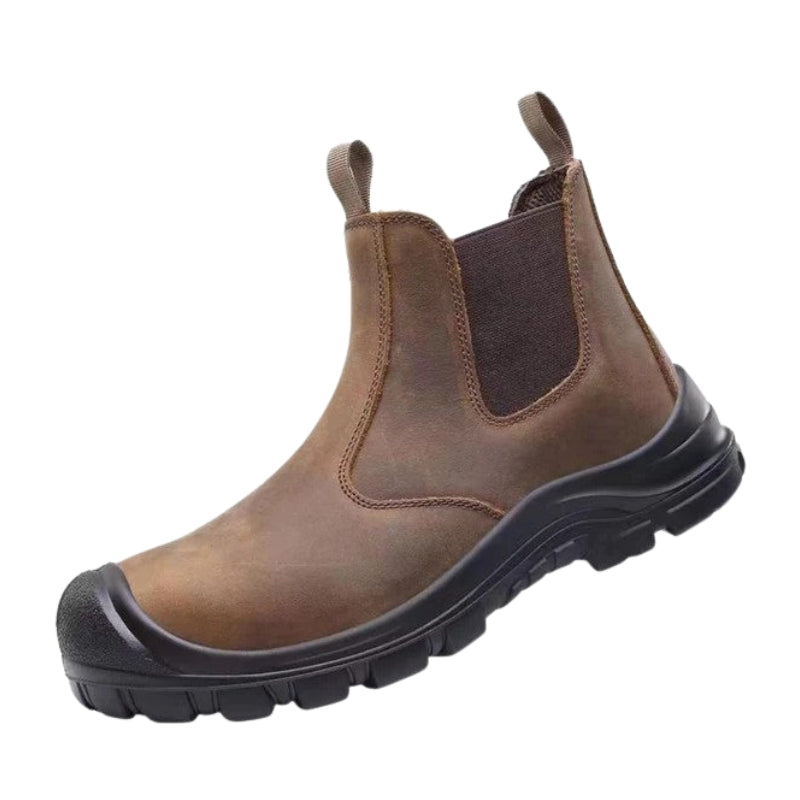 Anton – Antypoślizgowe botki za kostkę z elastycznymi bokami i zaokrąglonymi noskami