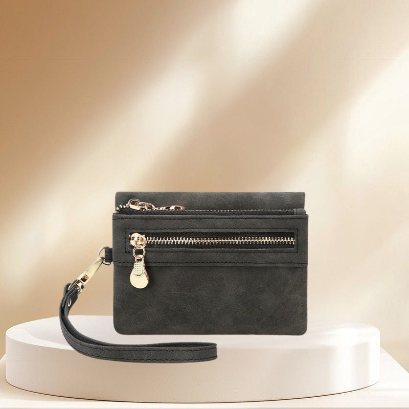Women Zip-Around Wallet with Coin Purse & Multiple Compartments