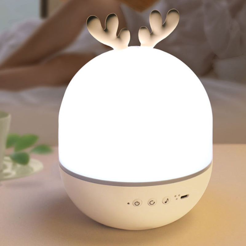 GlowBeats – Rotating LED Projector with Bluetooth Speaker