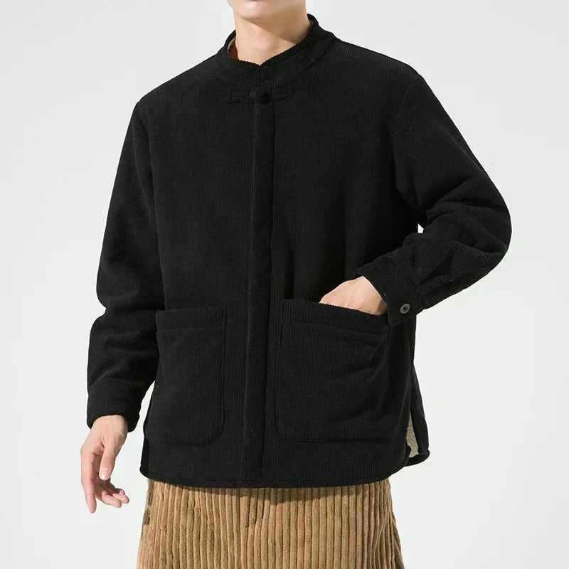 Thaylen - Long sleeve jacket with side pockets