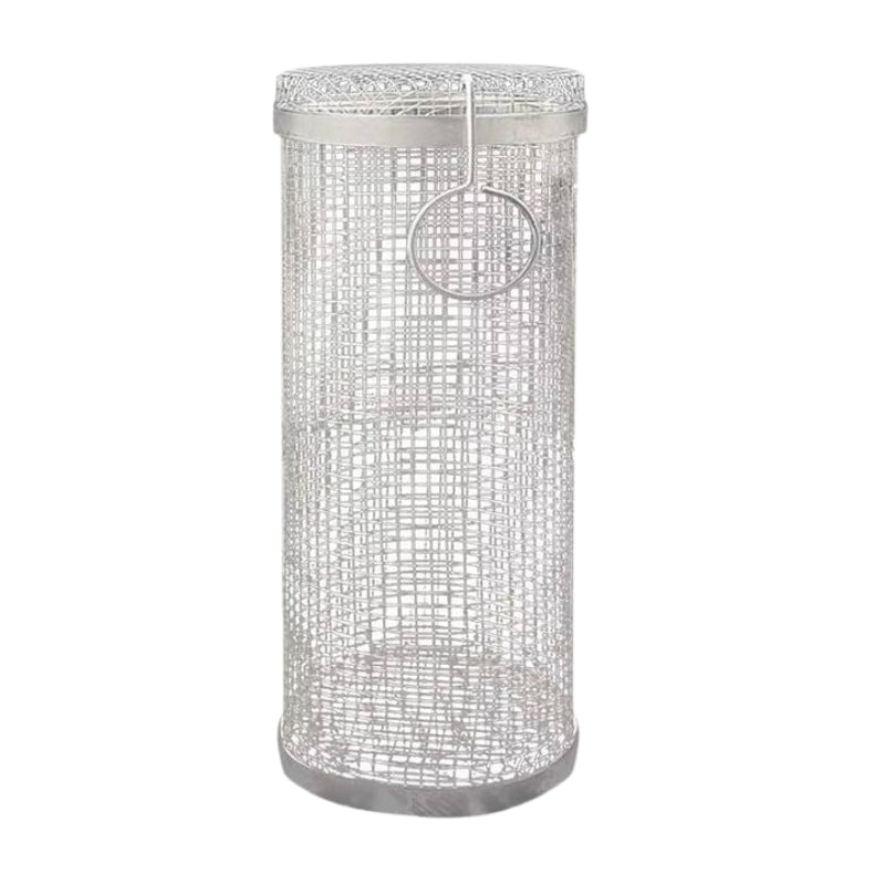 CylinderGrill - Coș din plasă pentru grătar destinat alimentelor delicate și mici