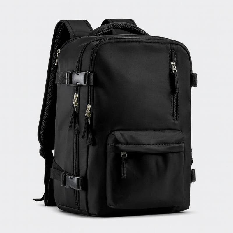 PackEase - Borsa da viaggio con più tasche con cerniera e tracolla regolabile