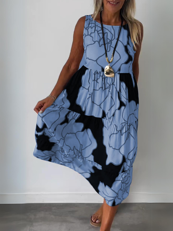 BloomStyle - Robe élégante à imprimé floral