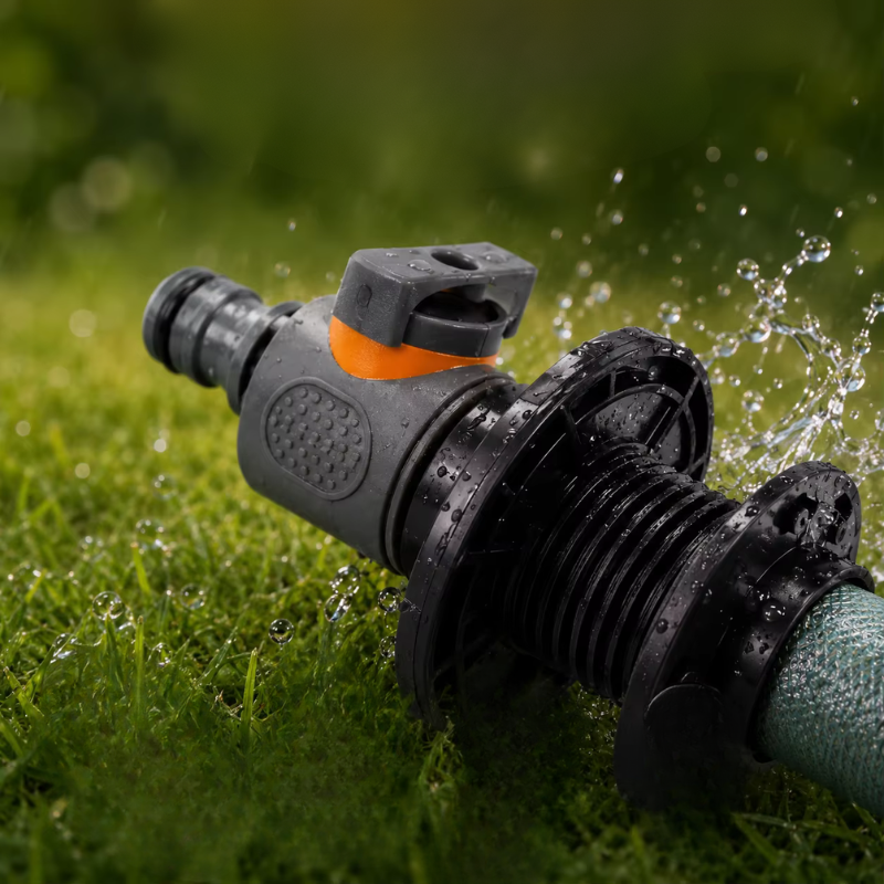 AquaFit - Adaptador para grifo de jardín con rosca externa