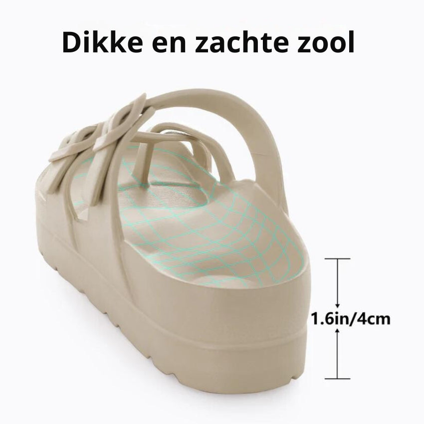 BlissStride - Sandales Douces et Confortables