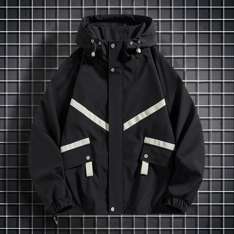 Rafferty – Long Sleeve Hooded Jacket With Pockets And Zipper