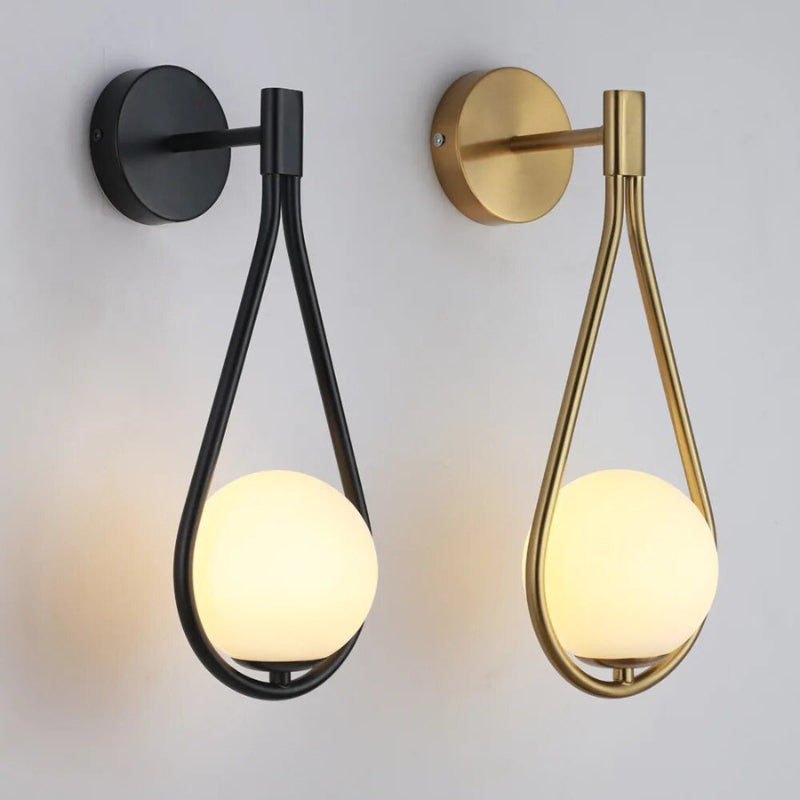 LumiBall – LED Wall Lamp with Ball Inspiration for Atmospheric Lighting