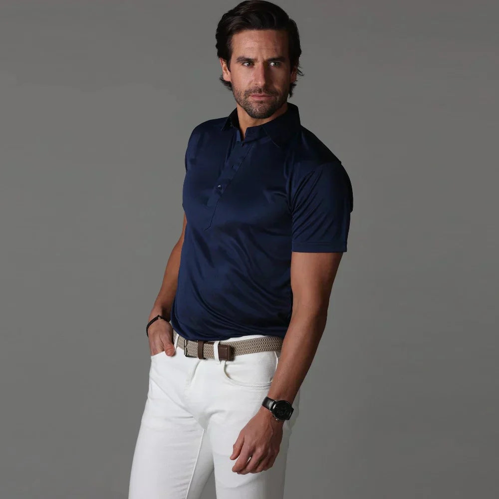 Marvis - Chemise stylée à manches courtes avec fermeture à boutons