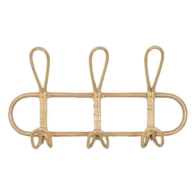 HookTale - Cârlig triplu montat pe perete, cu design compact curbat pentru accesorii