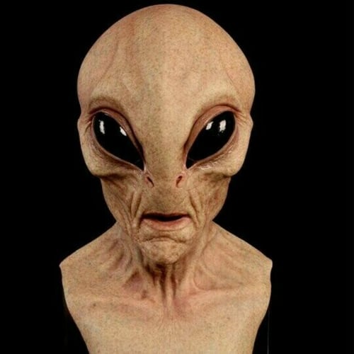 Realistic Alien Mask for Halloween and Cosplay