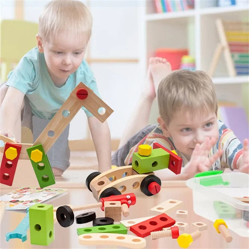 BuildBuddy – Trousse à outils portable DIY avec boulons et pièces interchangeables
