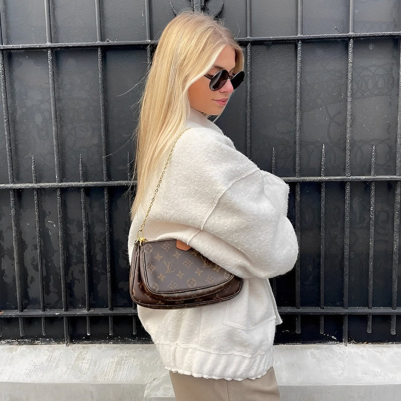 Thalia - Giacca bomber alla moda con vestibilità ampia e grandi tasche