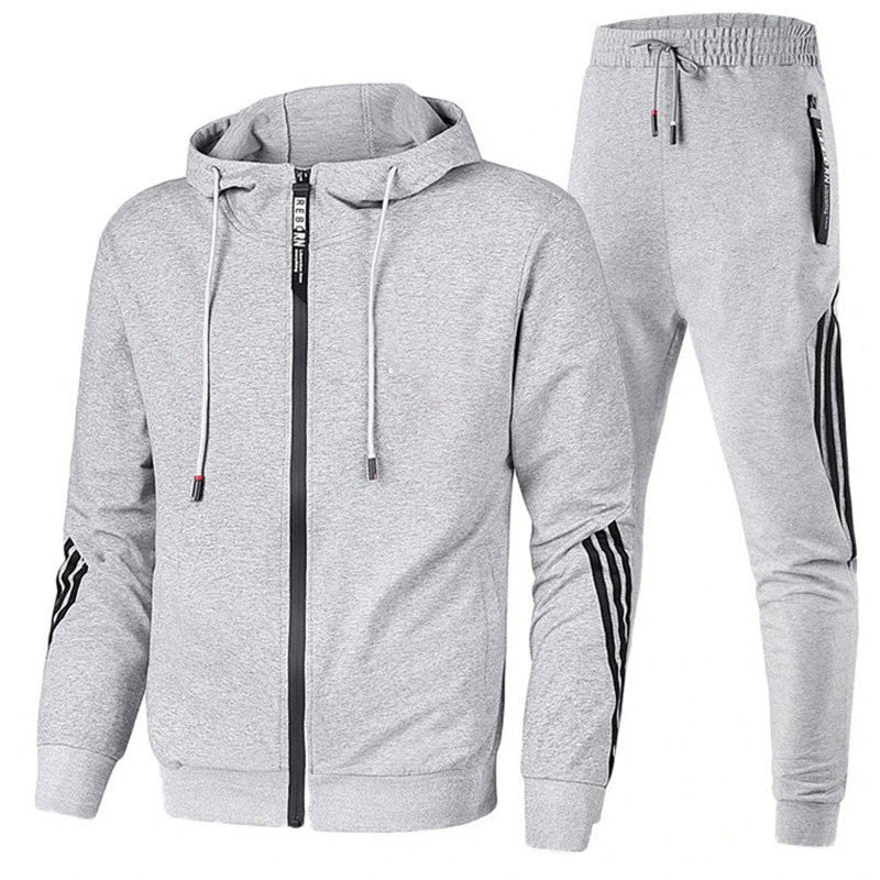 Max - Slim-Fit tracksuit with hood and zip