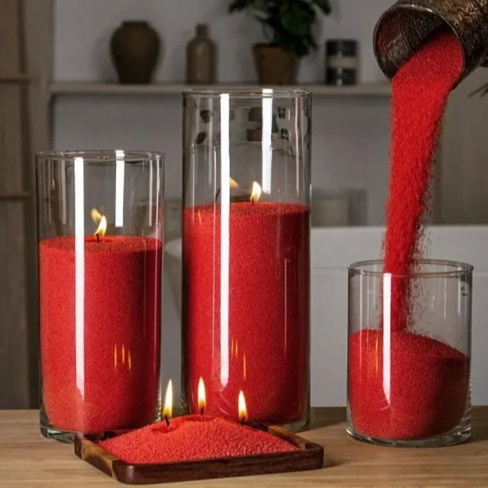SandWick - Kit per candele con sabbia e stoppini personalizzabili