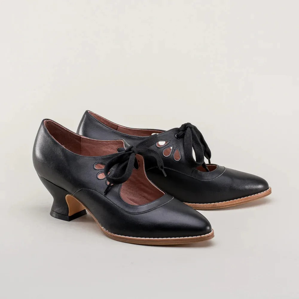 Alsia - Scarpe eleganti con tacco e lacci regolabili