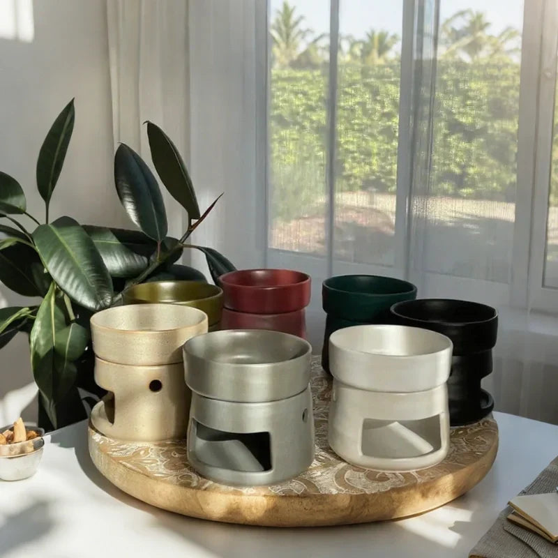 DualAroma - Ceramic Diffuser With Dual Compartments