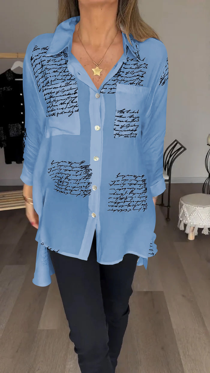 CozyPrint™ - T-shirt doux à lettres
