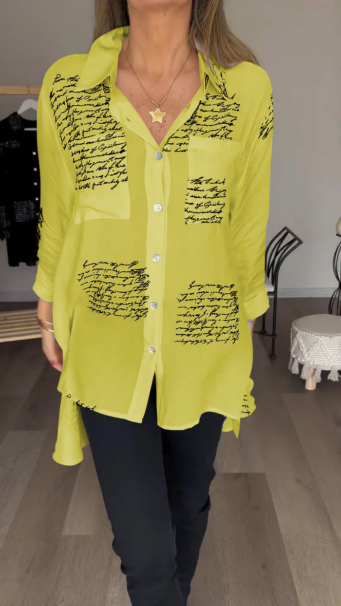 CozyPrint™ - T-shirt doux à lettres