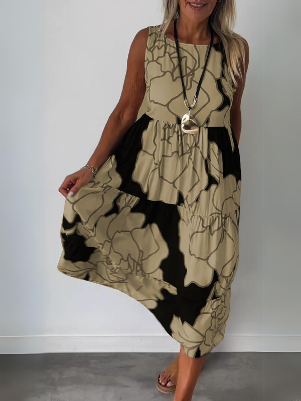 BloomStyle - Robe élégante à imprimé floral