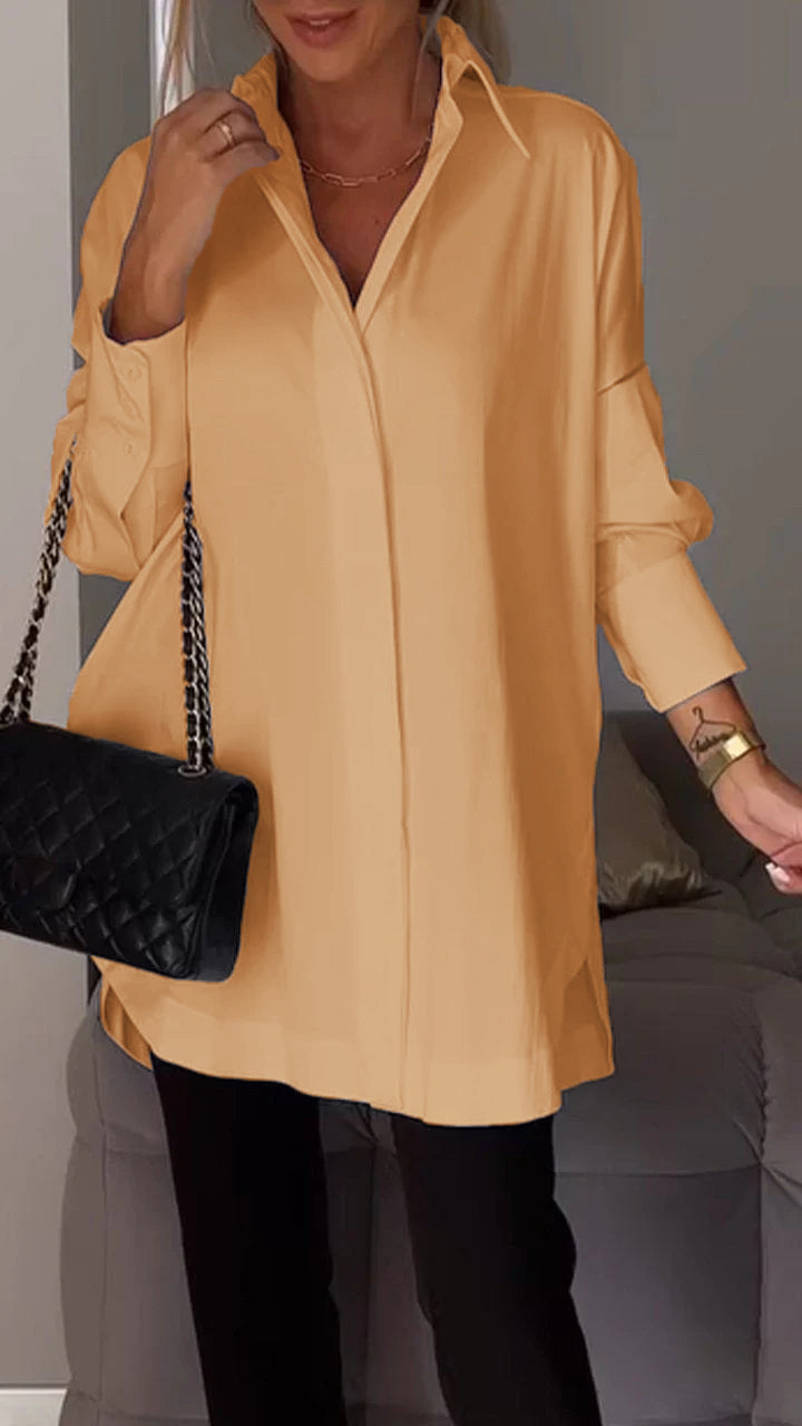 FashionGrove™ - Camicia con spacco