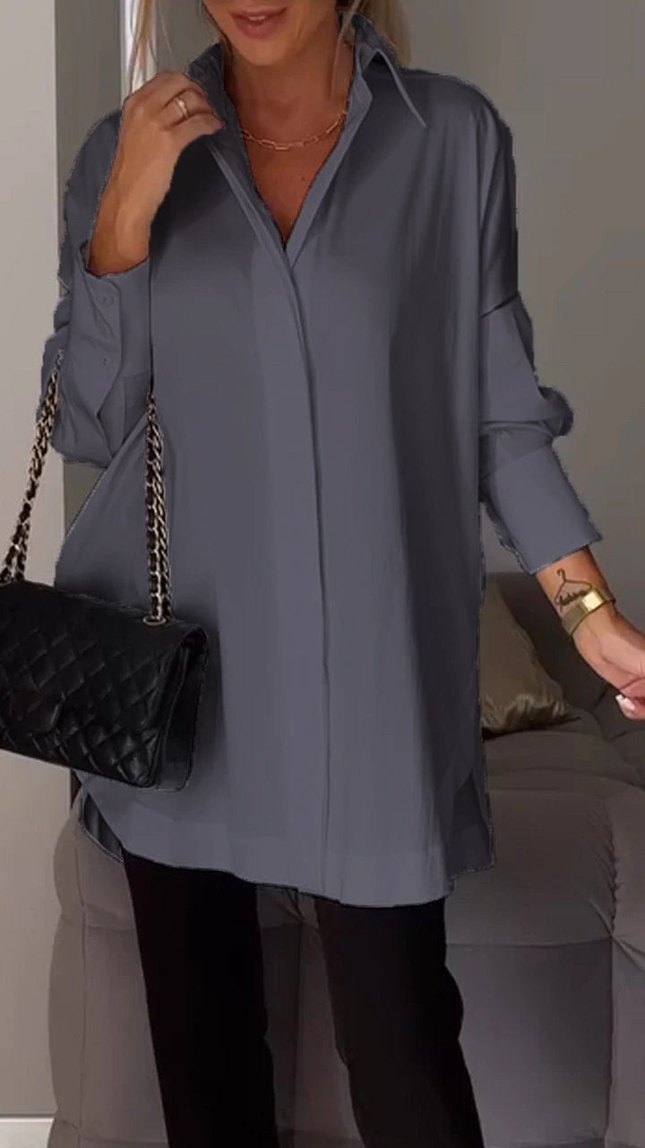 FashionGrove™ - Camicia con spacco