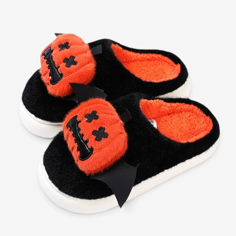 Halloween Slippers Warm Anti-Slip Cartoon Design