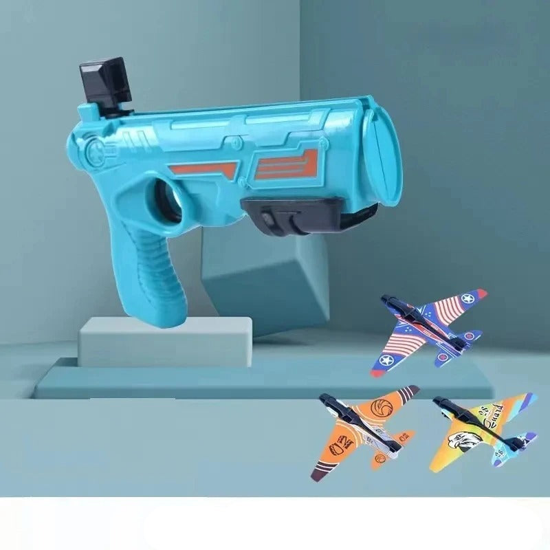 FlyBlitz – Klassieke vliegtuigschieter met lanceersysteem voor zweefvliegtuigen met twee vleugels