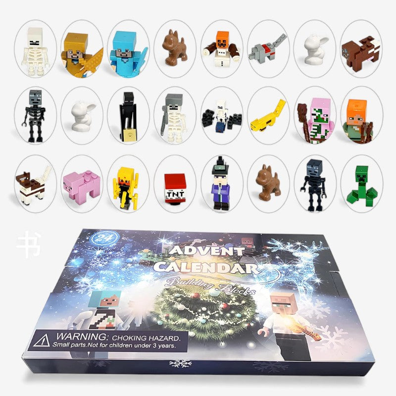 MiniVerse – Calendario dell'Avvento con Minifigure Anime per il Periodo del Conteggio alla Rovescia di Natale