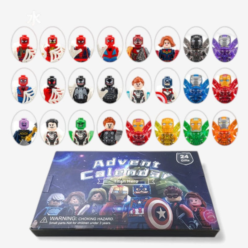 MiniVerse – Calendario dell'Avvento con Minifigure Anime per il Periodo del Conteggio alla Rovescia di Natale