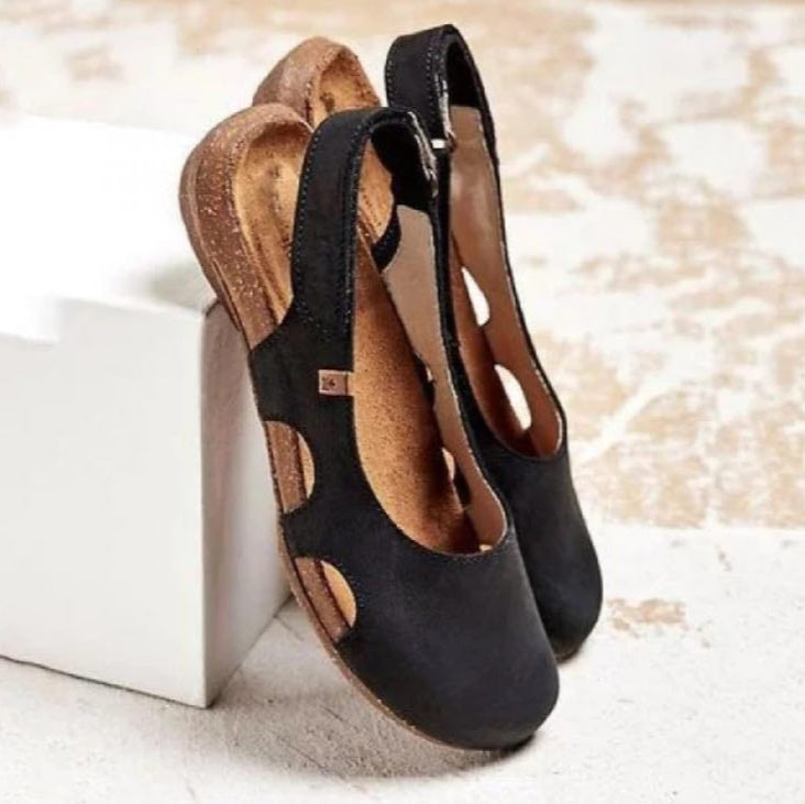 Daina – Sandales slingback ouvertes avec semelle intérieure rembourrée