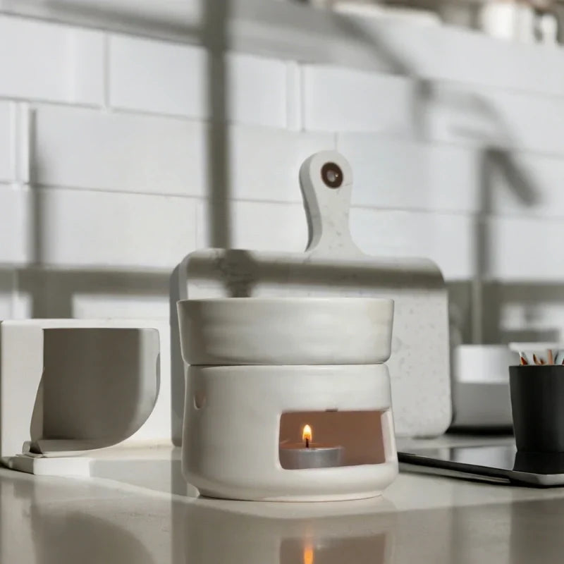 DualAroma - Ceramic Diffuser With Dual Compartments