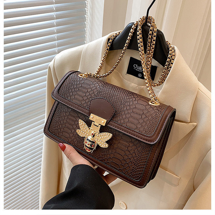 Esme – Sac à bandoulière rétro tendance avec chaîne