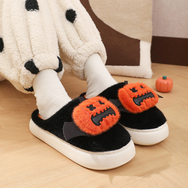 Halloween Slippers Warm Anti-Slip Cartoon Design