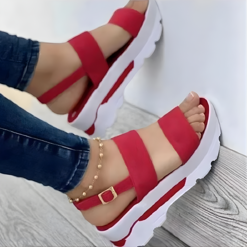 Women’s Open Toe Buckle Strap Sandals