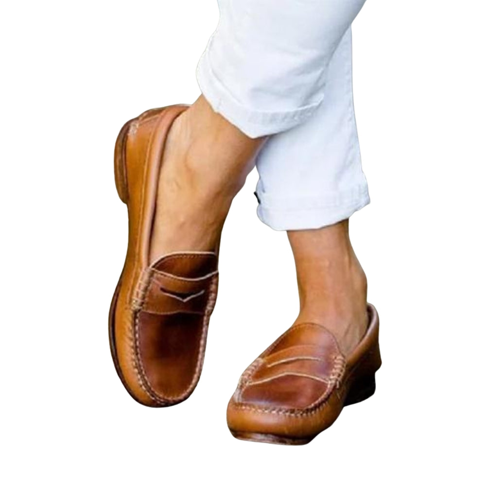 Savannah - Mocassins modernes à bout rond et design slip-on