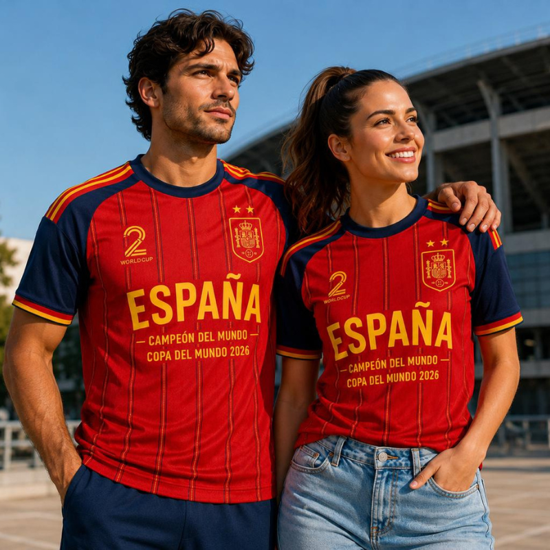 Maglia Campioni del Mondo Spagna 2026