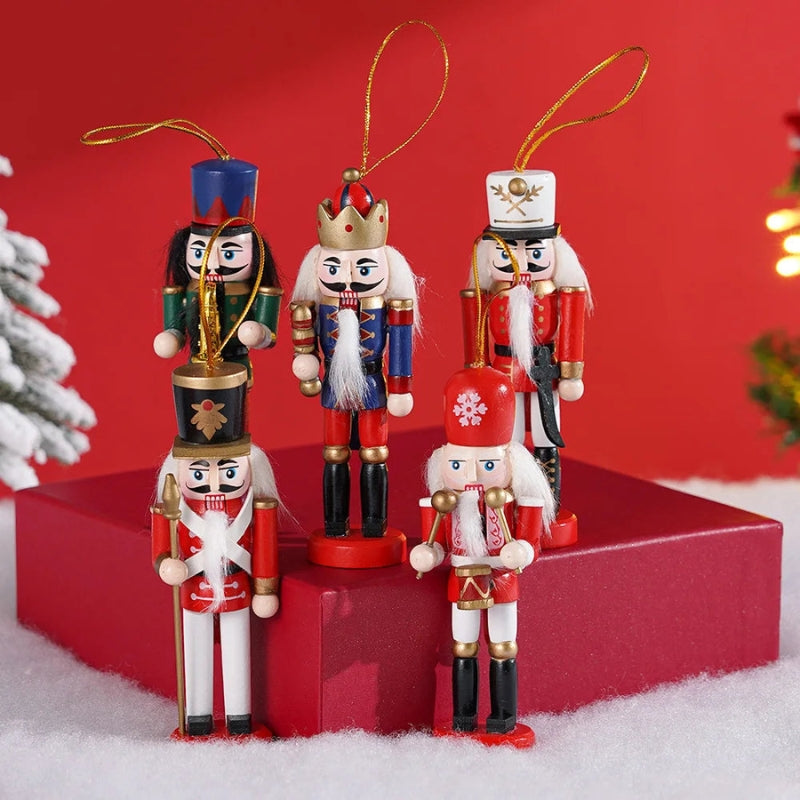 NutCrate – Figure Soldato Schiaccianoci di Natale con Design a Pendaglio