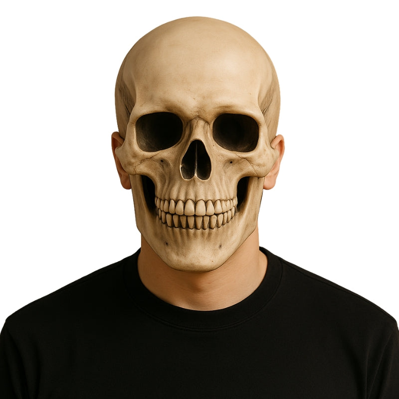 BoneReign – Skull mask with movable jaw for Halloween and cosplay