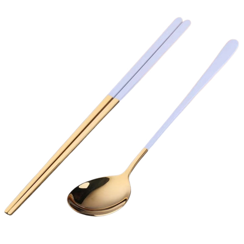 DineStix – Bacchette da tavola in acciaio inox con finitura lucida a specchio
