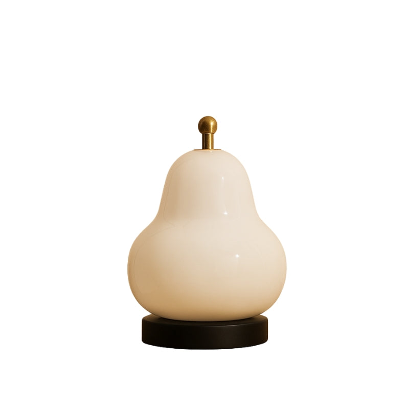 BrightPear – Lampe en forme de poire avec variateur tactile et fonction de recharge
