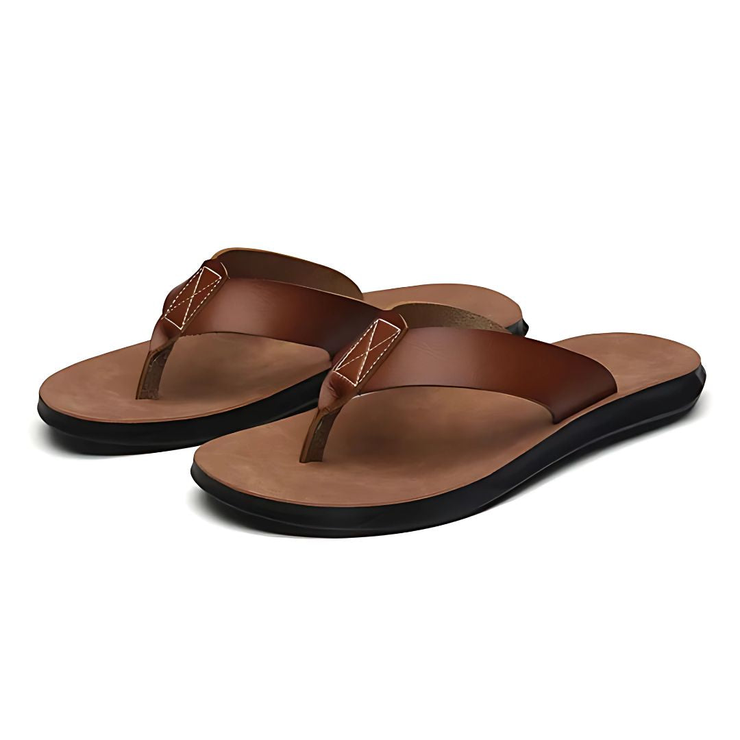 Malia - Casual slip-on sandals with padded footbed and classic strap