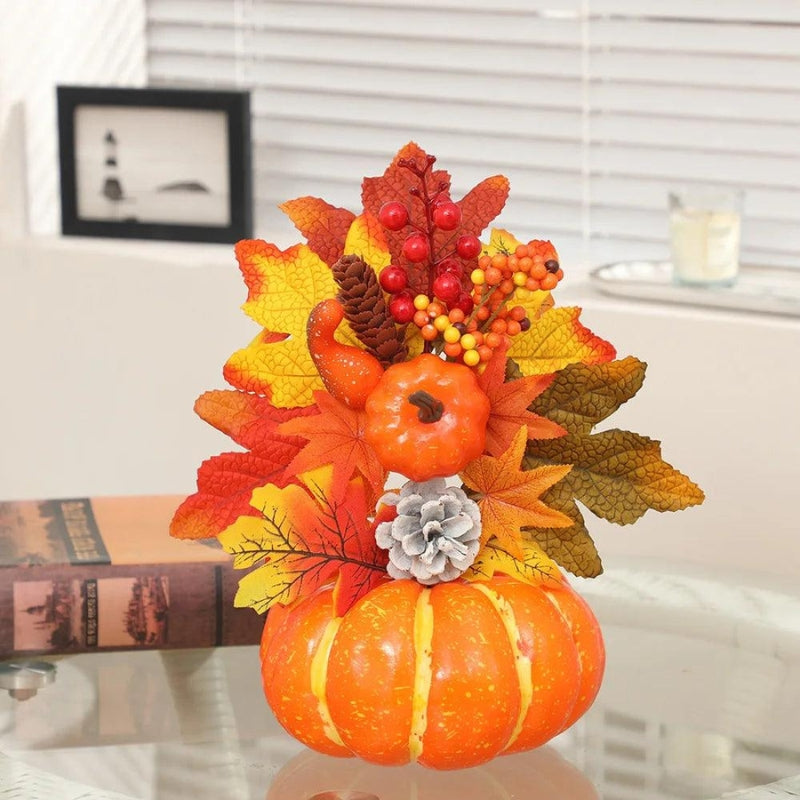 GhostlyGourd - Halloween Decorative Ornament with Pumpkin-Inspired Design