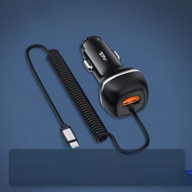 PowerDrive - Super Snelle Auto Oplader voor Meerdere Apparaten met Compact Ontwerp