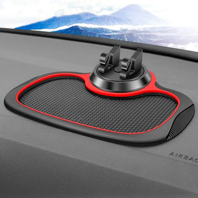 DashGrip – Telefoonhouder voor de Auto met Antislip Dashboardmat en 360° Rotatie