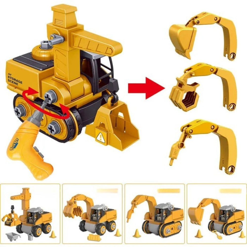 TinkerTruck – Set di veicoli da costruire con cacciavite e design creativo per il montaggio