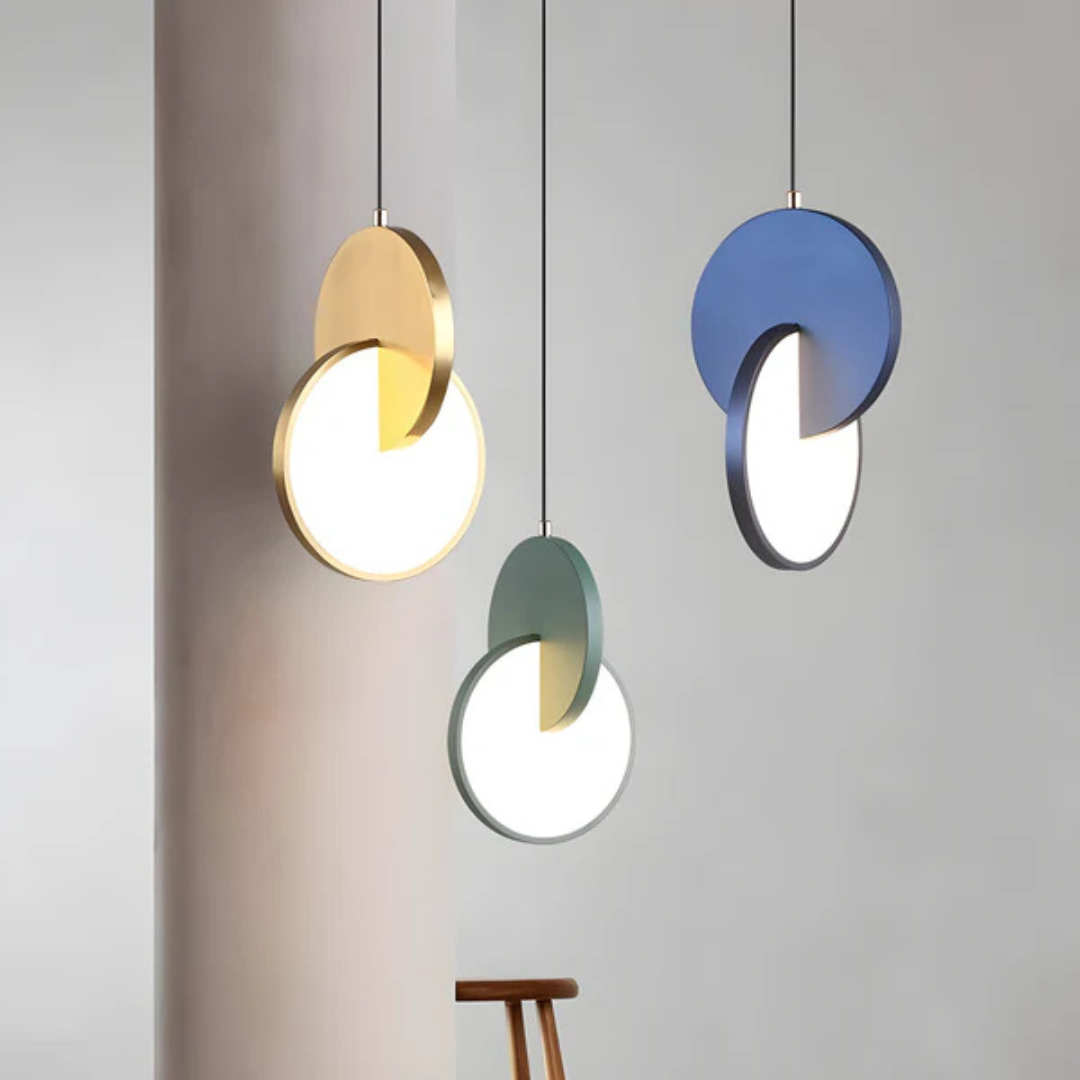 LumiDisc – Suspension en Aluminium avec LED Intégrée