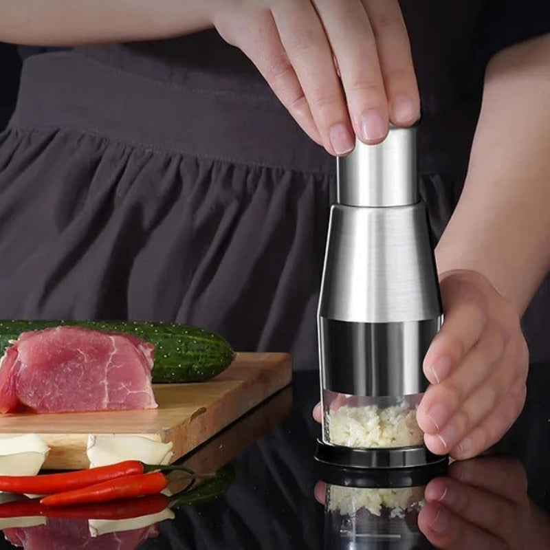 ChopMaster – Ręczny Tasak z Ostrzami ze Stali Nierdzewnej do Efektywnego Przygotowywania Jedzenia